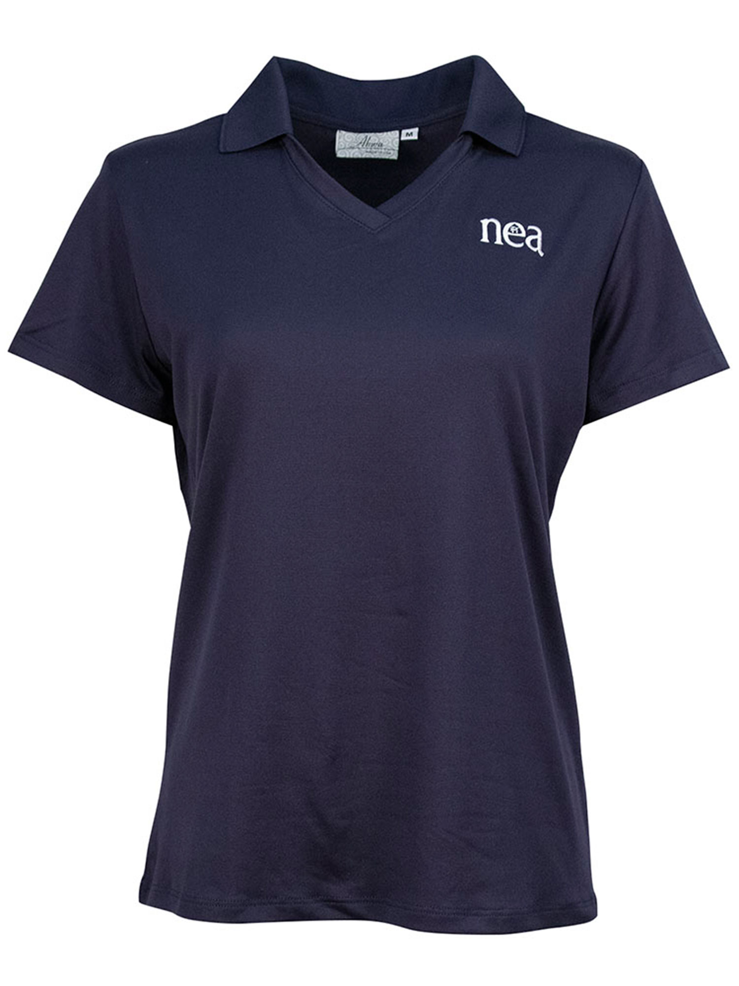 Ladies NEA Logo V-Neck Polo